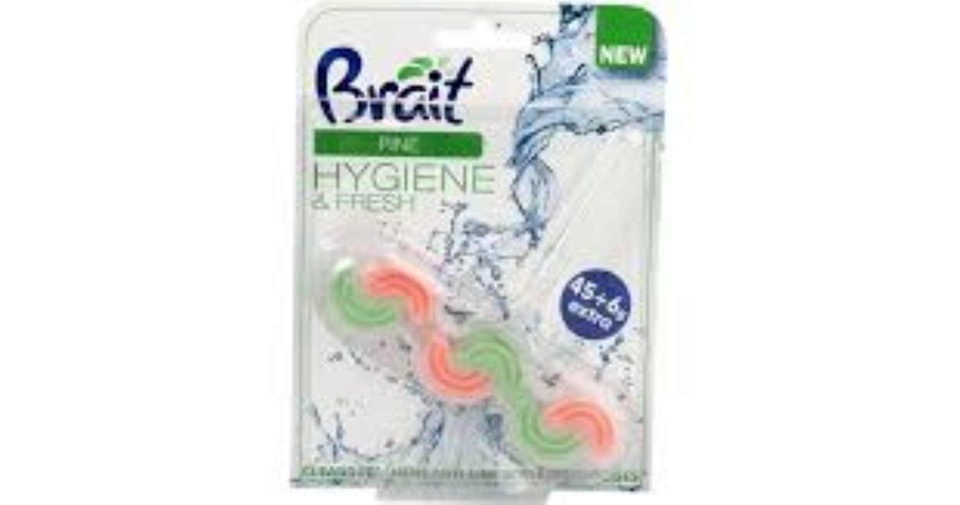 BRAIT TOILET BLOCK PINE 2-PHASE 45G